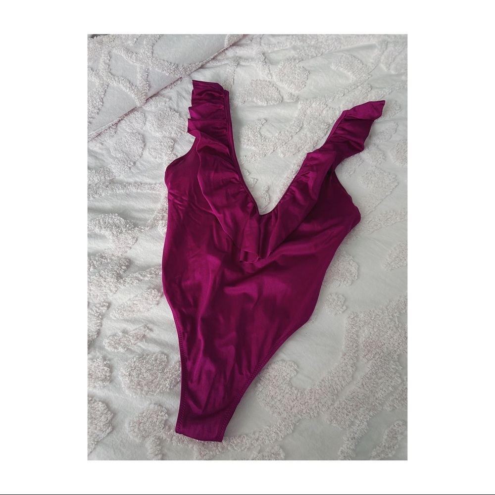 PINK One-Piece Swimsuit.